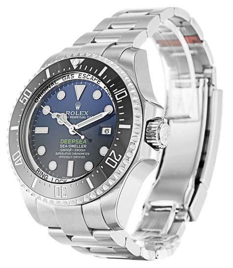 rolex sea dweller deepsea blue replica|rolex sea dweller blue face.